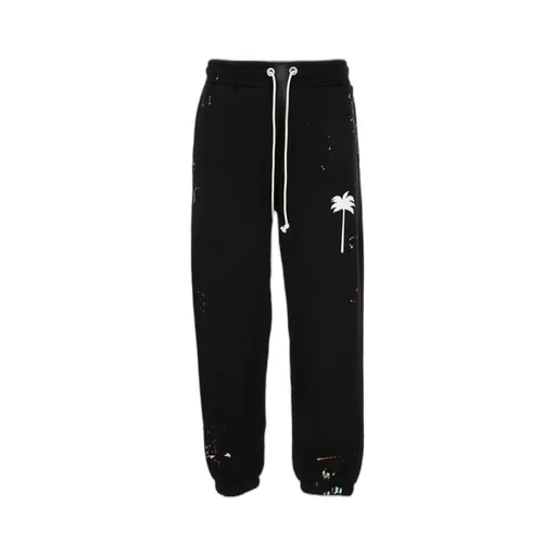 Painted Logo Print Track Trousers
