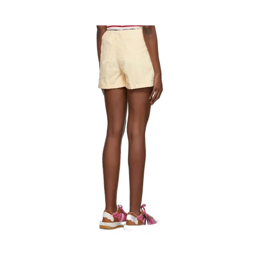 Monogram-Pattern Terry Shorts