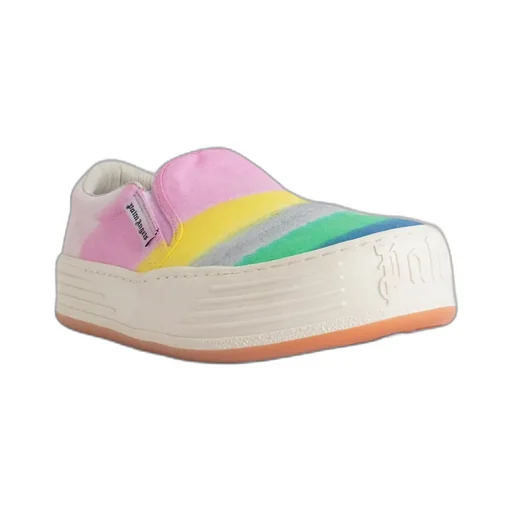 Rainbow Printed Slip-On Sneakers