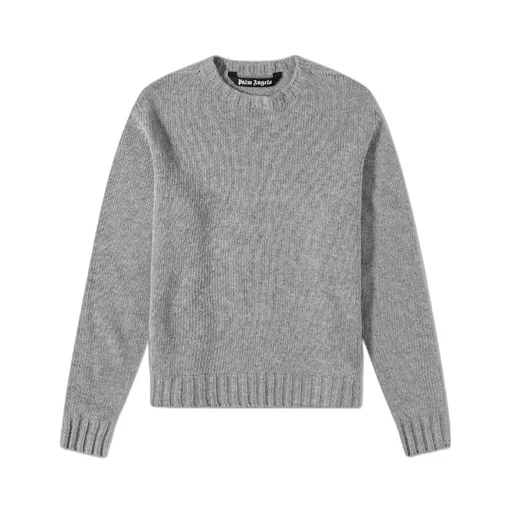 Logo Intarsia-Knitted Crewneck Jumper