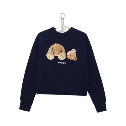 Bear Printed Crewneck Sweatshirt