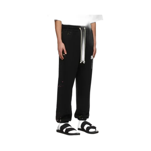 Painted Logo Print Track Trousers