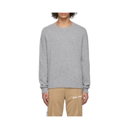 Logo Intarsia-Knitted Crewneck Jumper