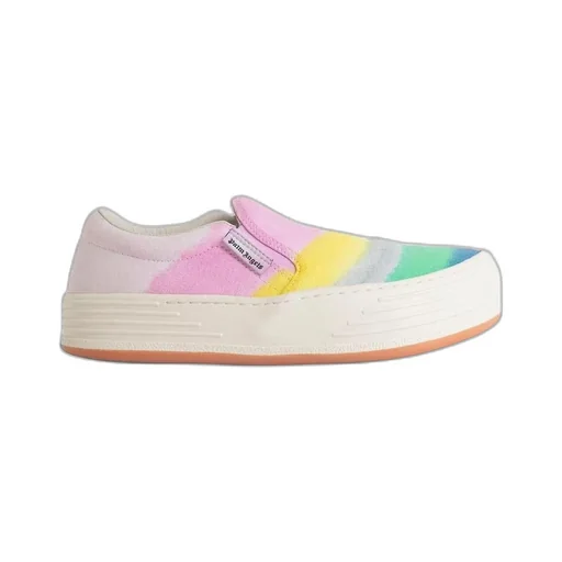 Rainbow Printed Slip-On Sneakers