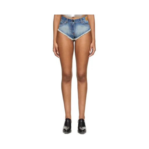 Frayed Hot Denim Shorts