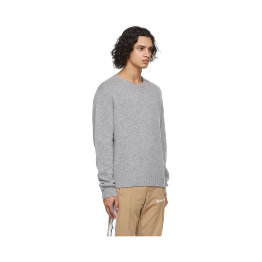 Logo Intarsia-Knitted Crewneck Jumper