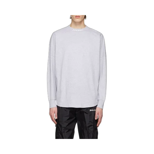Logo-Print Long-Sleeve Top