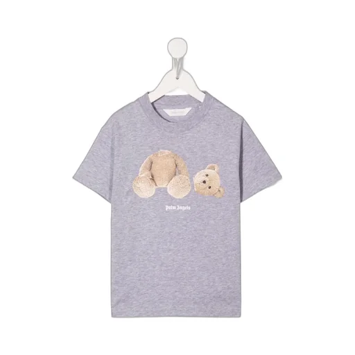 Bear-Print Cotton T-Shirt