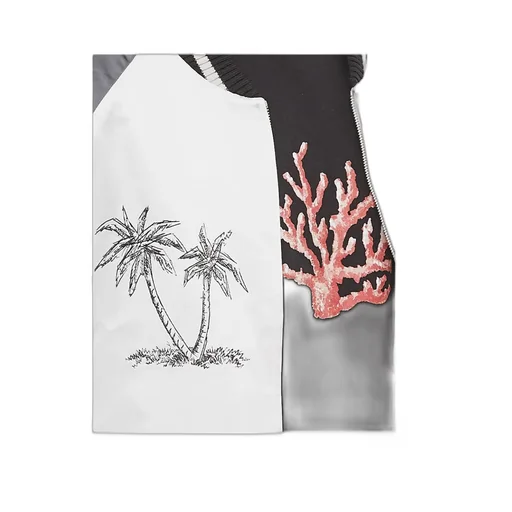Palm Tree Baseball Jacket