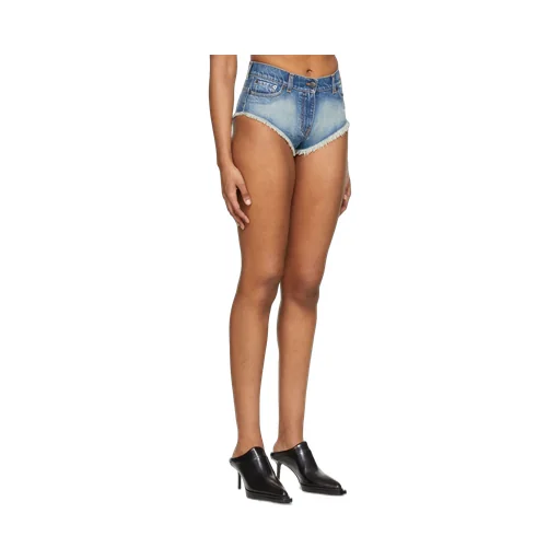 Frayed Hot Denim Shorts