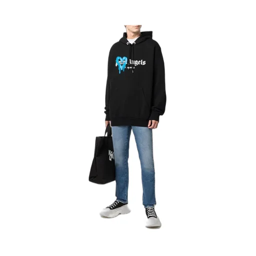 St Moritz Heart Spray Cotton Hoodie