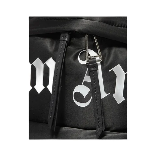 Logo Printed Zipped Backpack