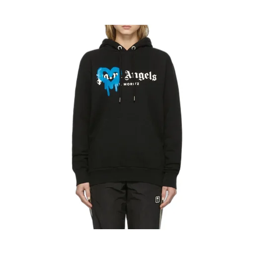 St Moritz Heart Spray Cotton Hoodie