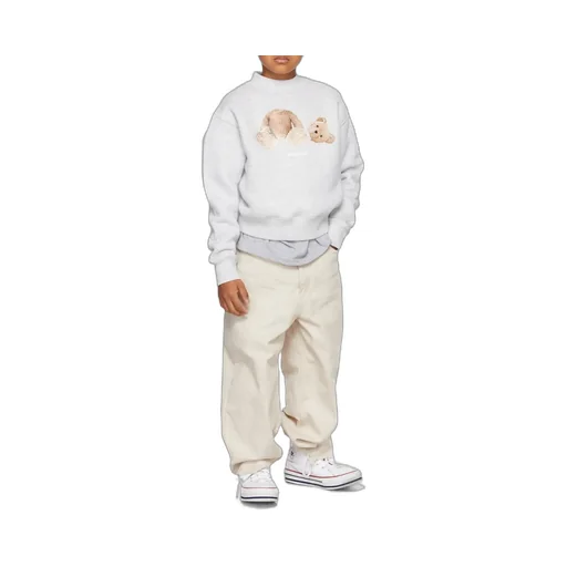 Teddy Bear-Print Cotton Sweatshirt