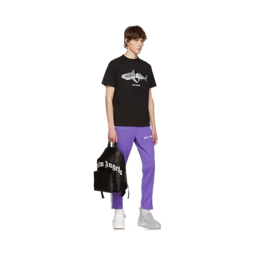 Logo Printed Zipped Backpack
