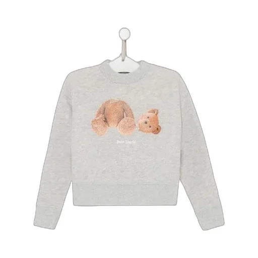 Teddy Bear-Print Cotton Sweatshirt
