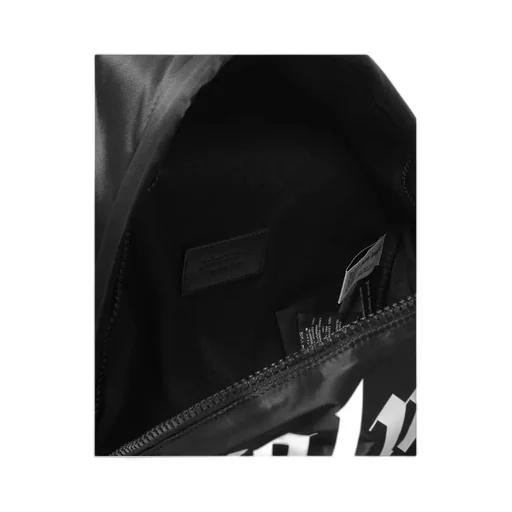 Logo Printed Zipped Backpack