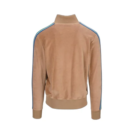 Side Stripe Embroidered-Logo Track Jacket