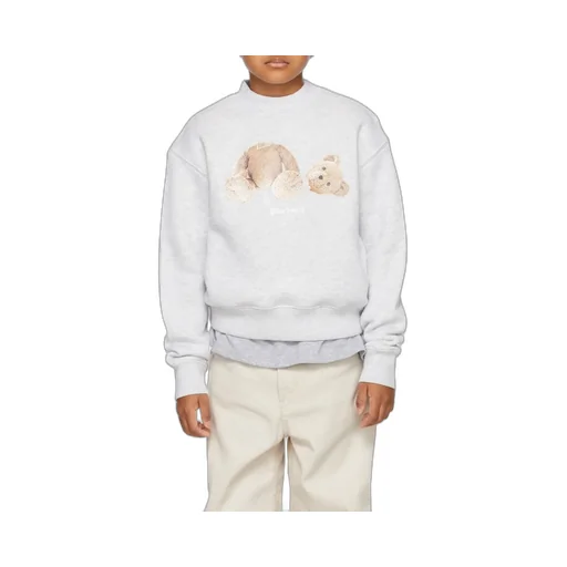 Teddy Bear-Print Cotton Sweatshirt