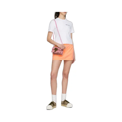 Logo-Patch Denim Miniskirt