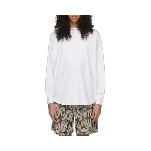 Double Logo-Print Long-Sleeve T-Shirt