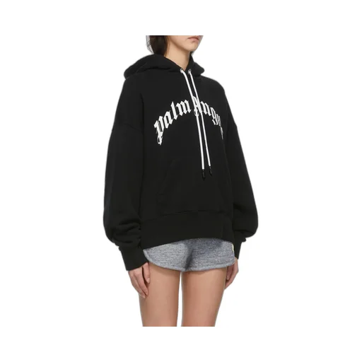 Logo Printed Drawstring Hoodie
