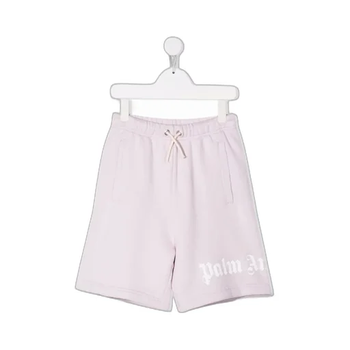 Logo Print Drawstring Shorts