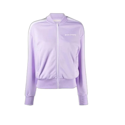 Side-Stripe Logo-Print Track Jacket