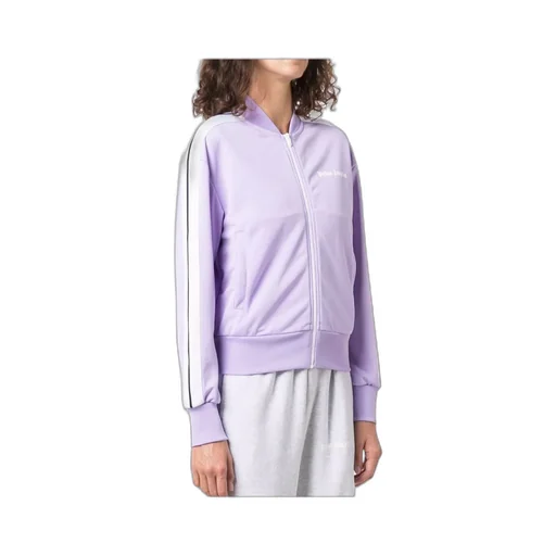 Side-Stripe Logo-Print Track Jacket