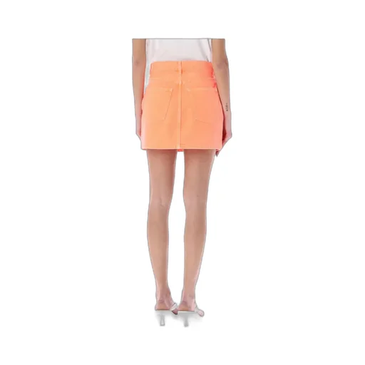 Logo-Patch Denim Miniskirt