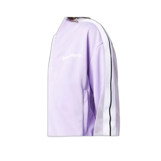 Side-Stripe Logo-Print Track Jacket