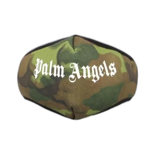 Logo Printed Camouflage Face Mask