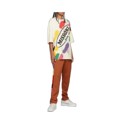 X Missoni Colour Block Stripe Track Pants