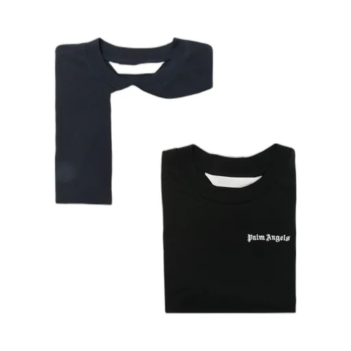 Logo Embroidered T-Shirt Three-Piece Set