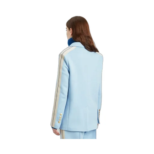 Stripe Detail Tailored Blazer