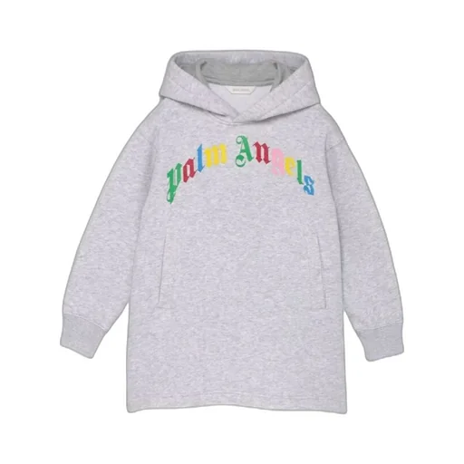 Logo Printed Hoodie Dress
