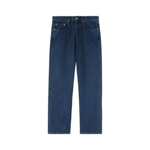 Logo Embroidered Straight Leg Jeans