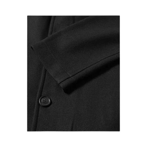 Curved Logo Coat