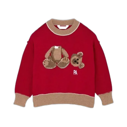 Teddy Bear Intarsia Jumper