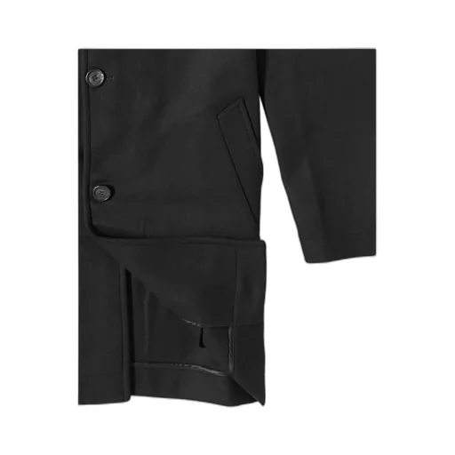 Curved Logo Coat