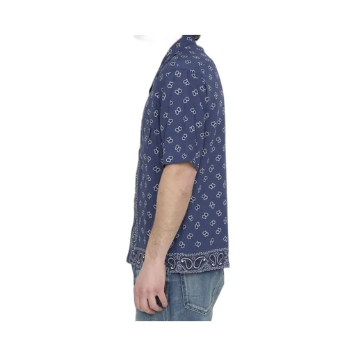 Paisley Printed Bowling Shirt