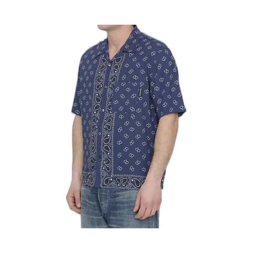 Paisley Printed Bowling Shirt