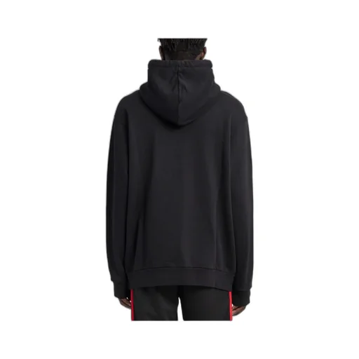 Sprayed Logo-Print Hoodie
