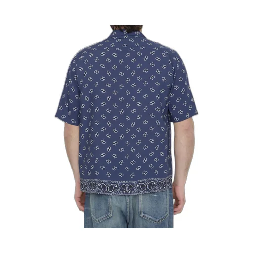 Paisley Printed Bowling Shirt