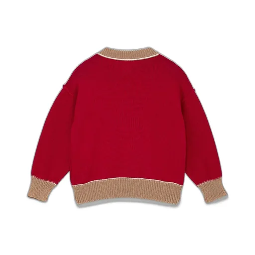 Teddy Bear Intarsia Jumper