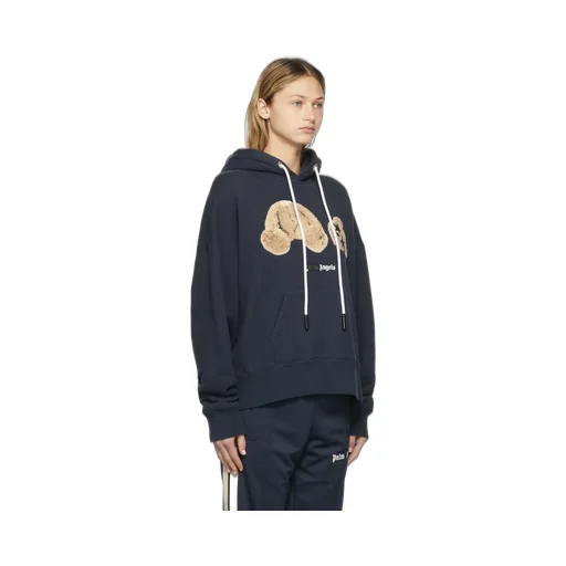 Spray Bear Drawstring Hoodie