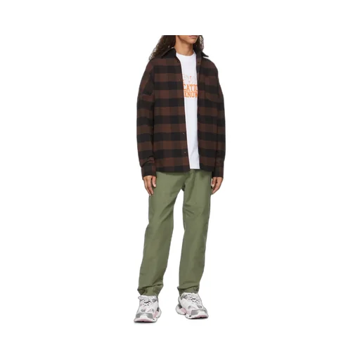 Logo-Print Checked Shirt