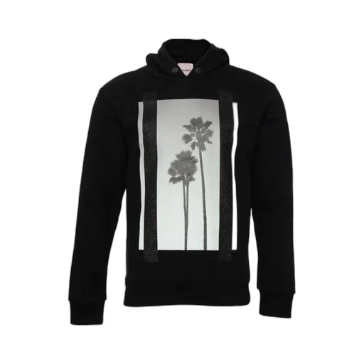 Hooded Printed Sweater