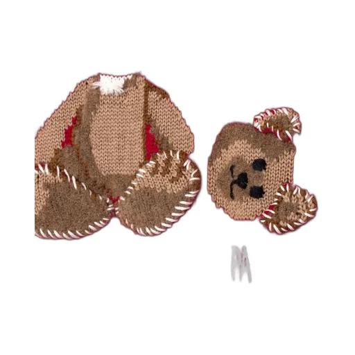 Teddy Bear Intarsia Jumper