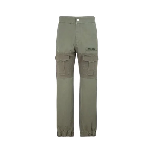 Panelled Multi-Pocket Cargo Trousers